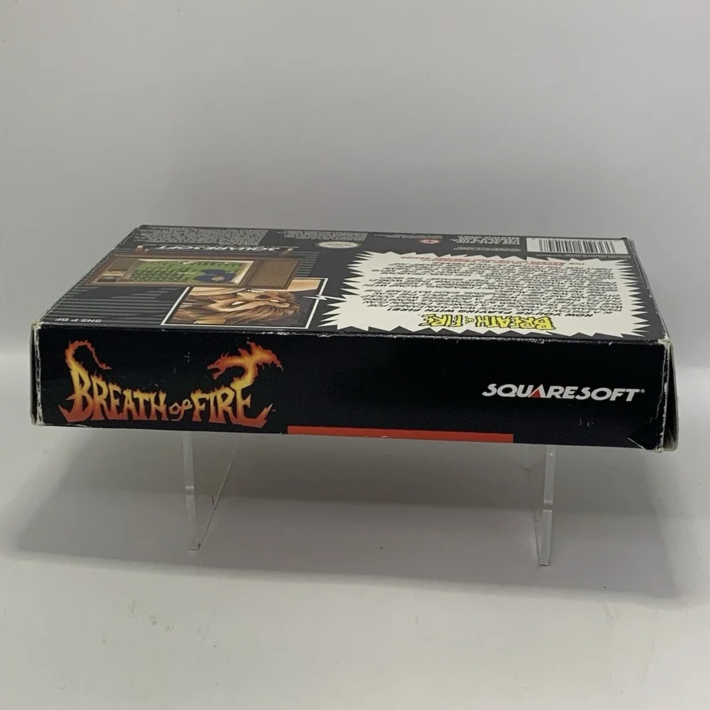 Breath of Fire Super Nintendo SNES with Game Cartridge, Box, Tray, Manual & Map
